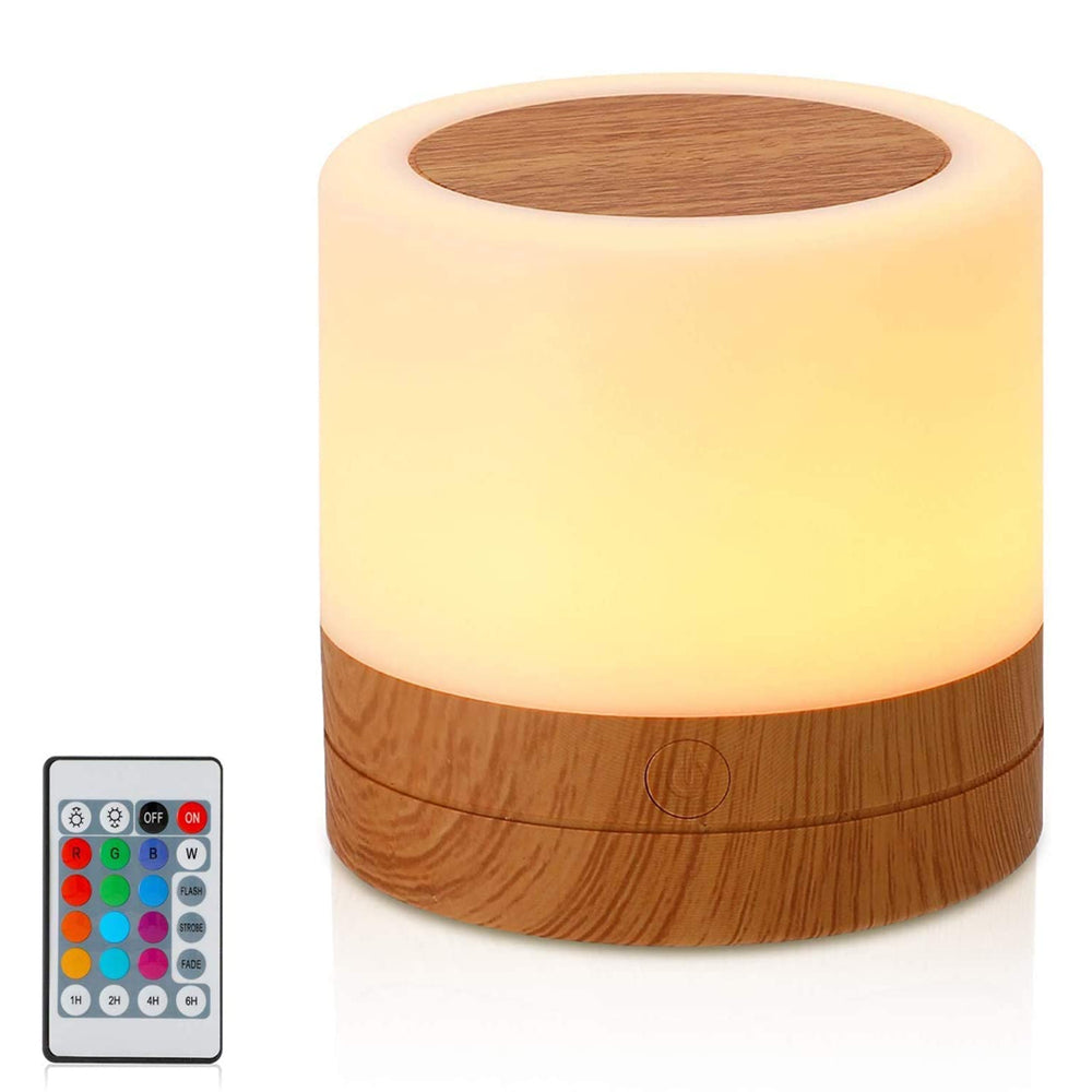 USB Charging Portable Remote Controlled Touch Lamp Night Light