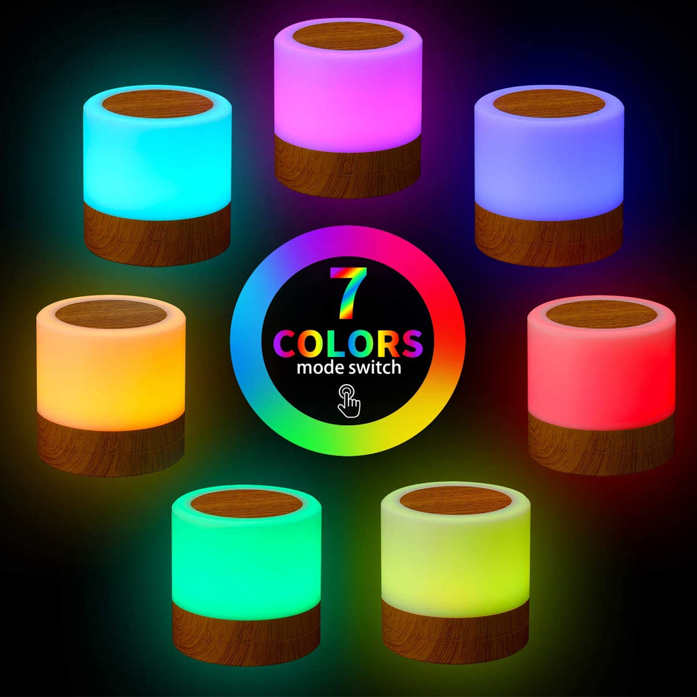 USB Charging Portable Remote Controlled Touch Lamp Night Light