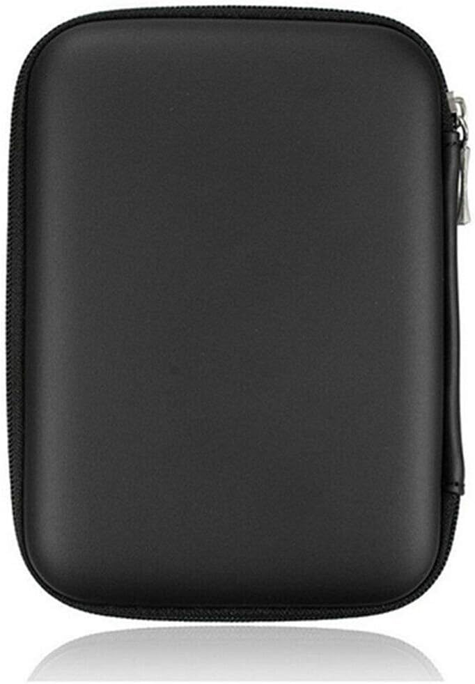 T27 2.5" HDD Bag External USB Hard Drive Disk Storage Bag Carry Usb Cable Case Cover for PC Laptop Hard Disk Box - Black