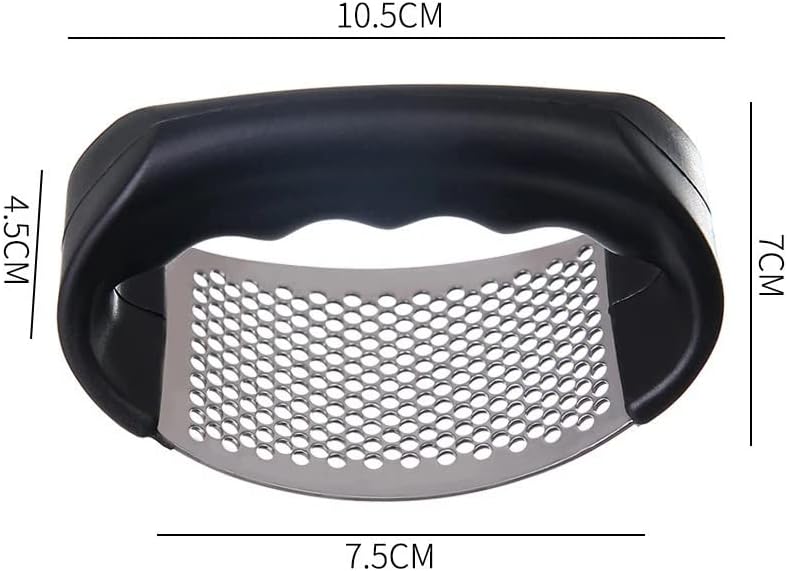 Stainless Steel Garlic Press Crusher – Manual Garlic Mincer Kitchen Tool