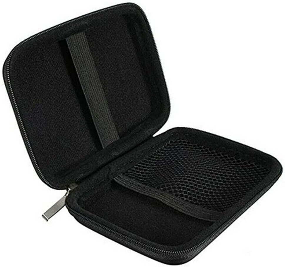 T27 2.5" HDD Bag External USB Hard Drive Disk Storage Bag Carry Usb Cable Case Cover for PC Laptop Hard Disk Box - Black