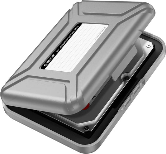 ORICO 3.5" inch HDD Protective Case SATA Protector Storage Box Dust-proof Waterproof HD Bag Portable Caddy Hard Drive Cover- Gray
