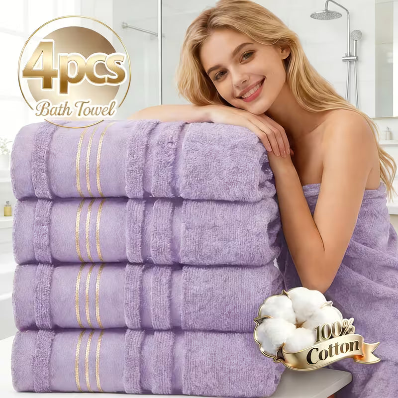 4pack Egyptian cotton towel set by Anfora
