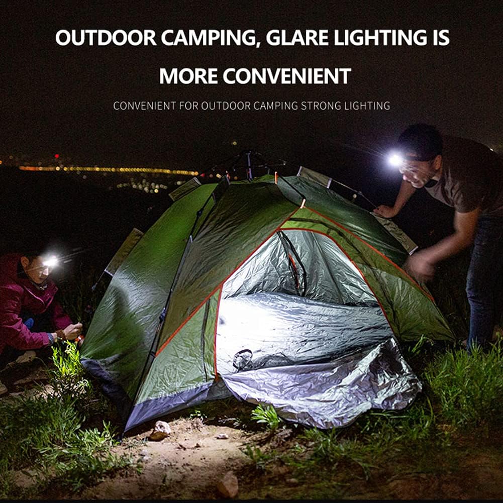Camping Led Mini Headlights Portable Cob Headlamps Waterproof Head Front Light With 3 Switch Modes Led Lights Head Light