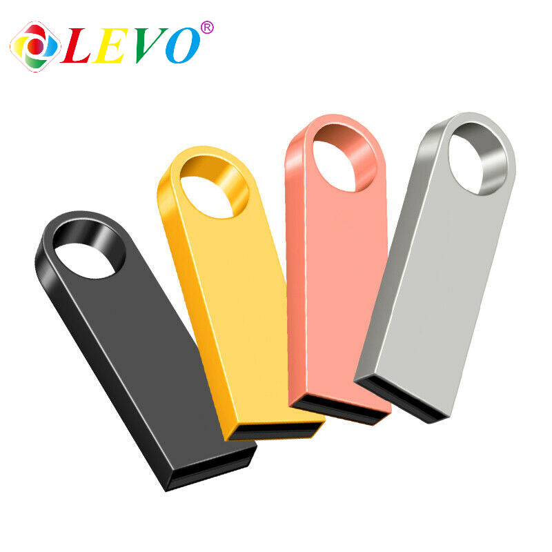 High-Speed Metal USB 2.0 Flash Drive Mini Pen Drive - 16GB