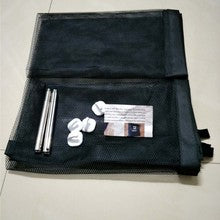 2-Pack Extra Wide Black No-Drill Pet Safety Barrier(180x72cm) With Hooks  - Portable Mesh Dog Gate for Doorways, Stairs and Hallways,  Easy Installation and Wall-Friendly