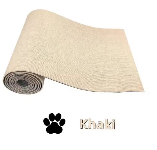 3 Colors Cat Scratcher Sofa Protector Cats Scratcher Pad Board Protection Trimmable Self-adhesive Carpet DIY Cat Scratch Mat