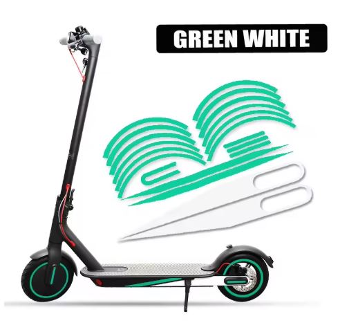 Reflective Scooter Safety Stickers – Waterproof Night Riding Decals