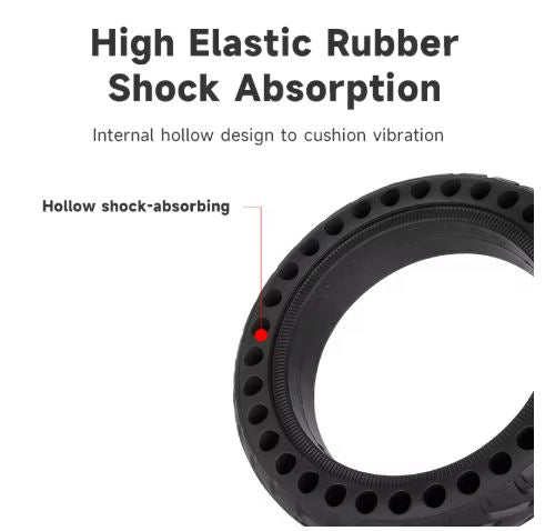 8.5" Solid Honeycomb Tire – Electric Scooter Shock Absorber Wheel