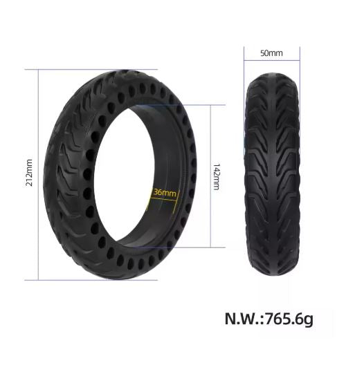 8.5" Solid Honeycomb Tire – Electric Scooter Shock Absorber Wheel