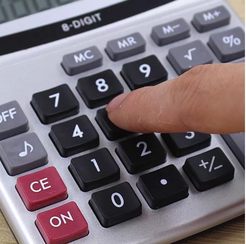 Calculator KK-800A Metal Desktop large font wide Calculator 8 A Business Computer Office Supplies