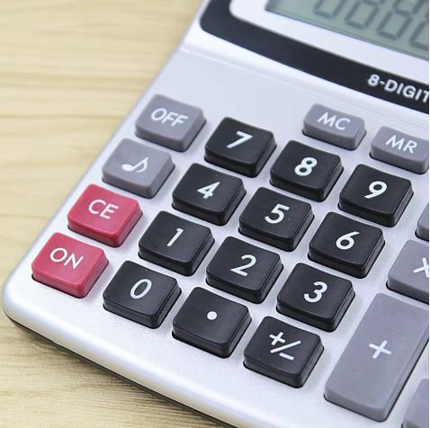 Calculator KK-800A Metal Desktop large font wide Calculator 8 A Business Computer Office Supplies