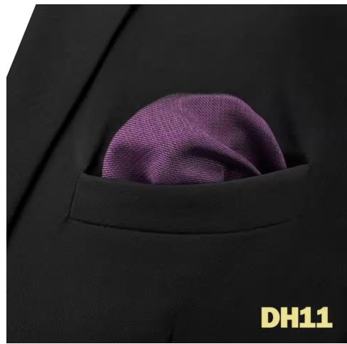 Colorful Mens Pocket Square Multicolor Dot Paisley Classic Wedding Silk Handkerchief Business Jacquard Hanky