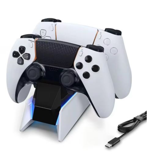 PS5 DualSense Charging Dock – Type-C Dual Controller Charger Stand