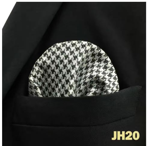 Colorful Mens Pocket Square Multicolor Dot Paisley Classic Wedding Silk Handkerchief Business Jacquard Hanky