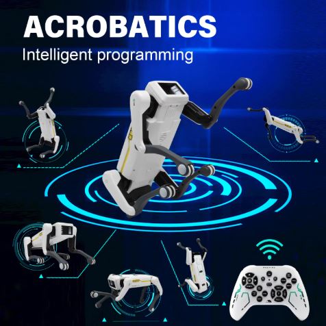 AI Robot Dog Toy – Voice Control, App Remote, Singing & Dancing