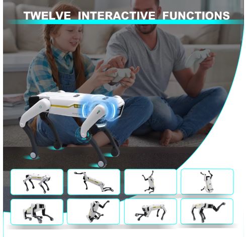 AI Robot Dog Toy – Voice Control, App Remote, Singing & Dancing