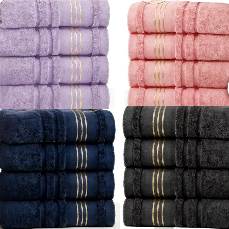 4pack Egyptian cotton towel set by Anfora