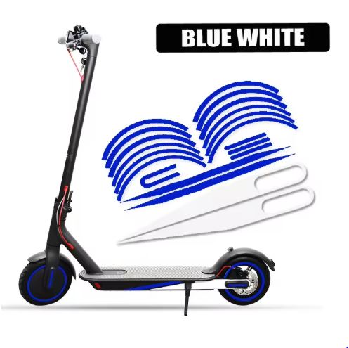 Reflective Scooter Safety Stickers – Waterproof Night Riding Decals