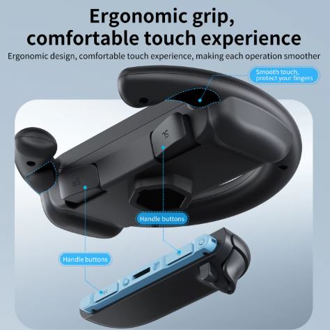HONCAM Racing Wheel Stand for Switch/Switch 2 Joy-Con – Suction Base