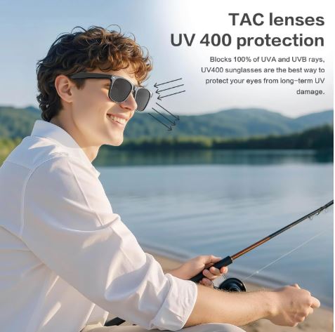 AI Smart Camera Glasses – Photo Video Recording Translation Sunglasses