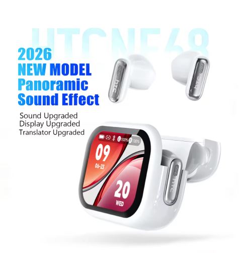 NE68 Wireless Bluetooth Earbuds – HD Sound, 30H Battery, 150 Languages